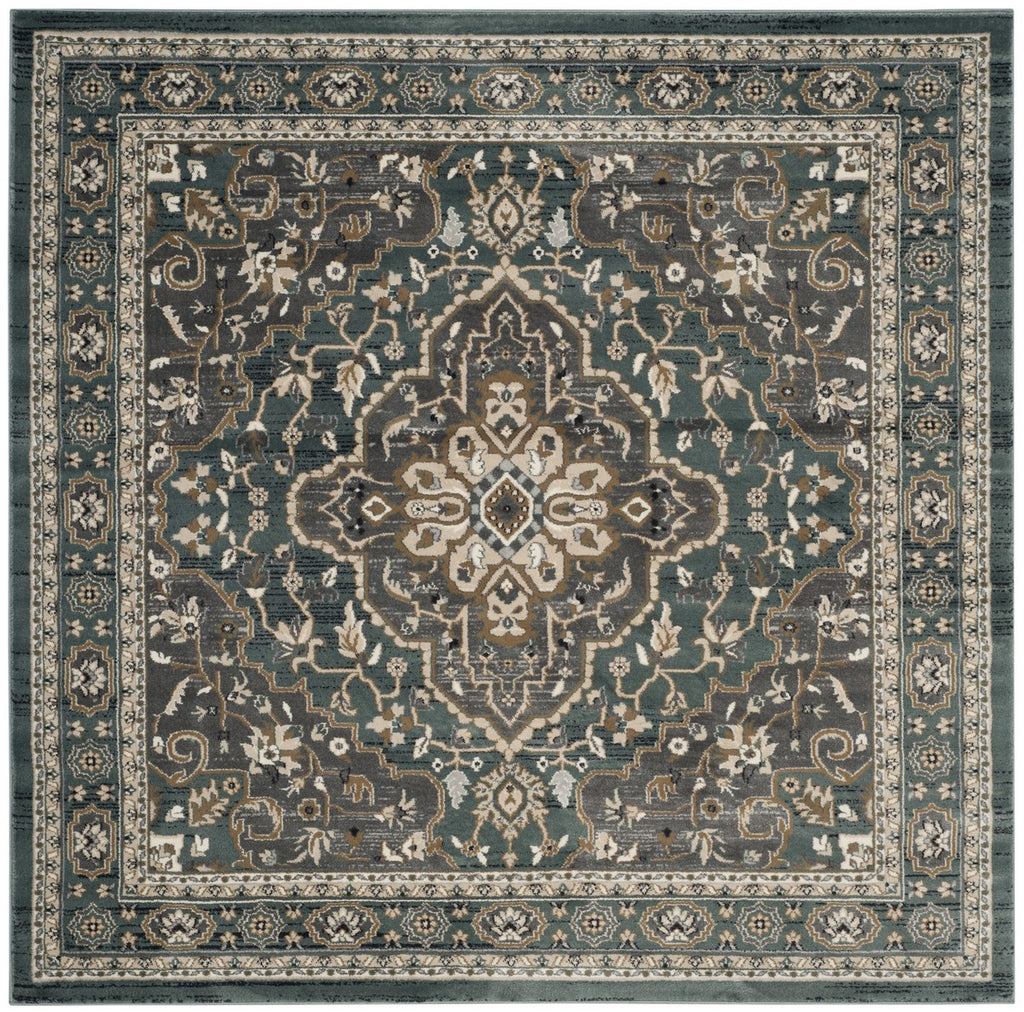 Safavieh Clearance Lyndhurst LNH338A Teal Grey Rug