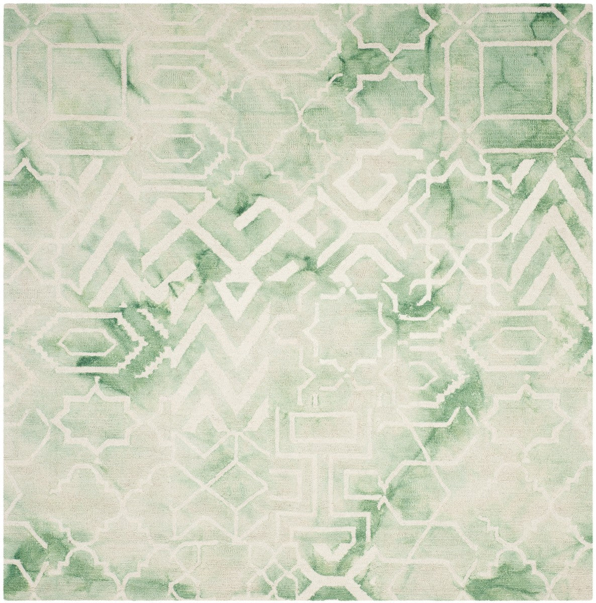 Safavieh Clearance Dip Dyes DDY678Q Green Rug