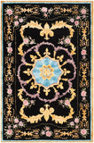 safavieh clearance savonnerie sav609b black rug