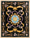safavieh clearance savonnerie sav609b black rug