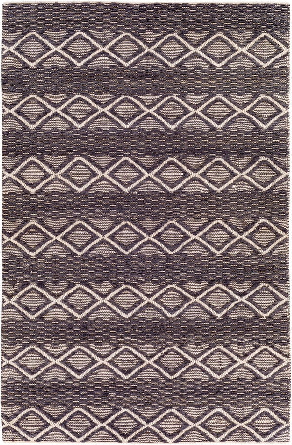 surya santa barbara sbb 2308 charcoal rug