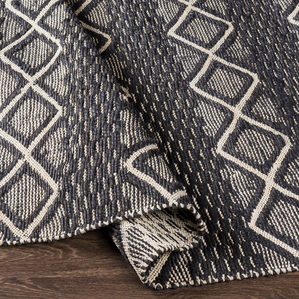 surya santa barbara sbb 2308 charcoal rug