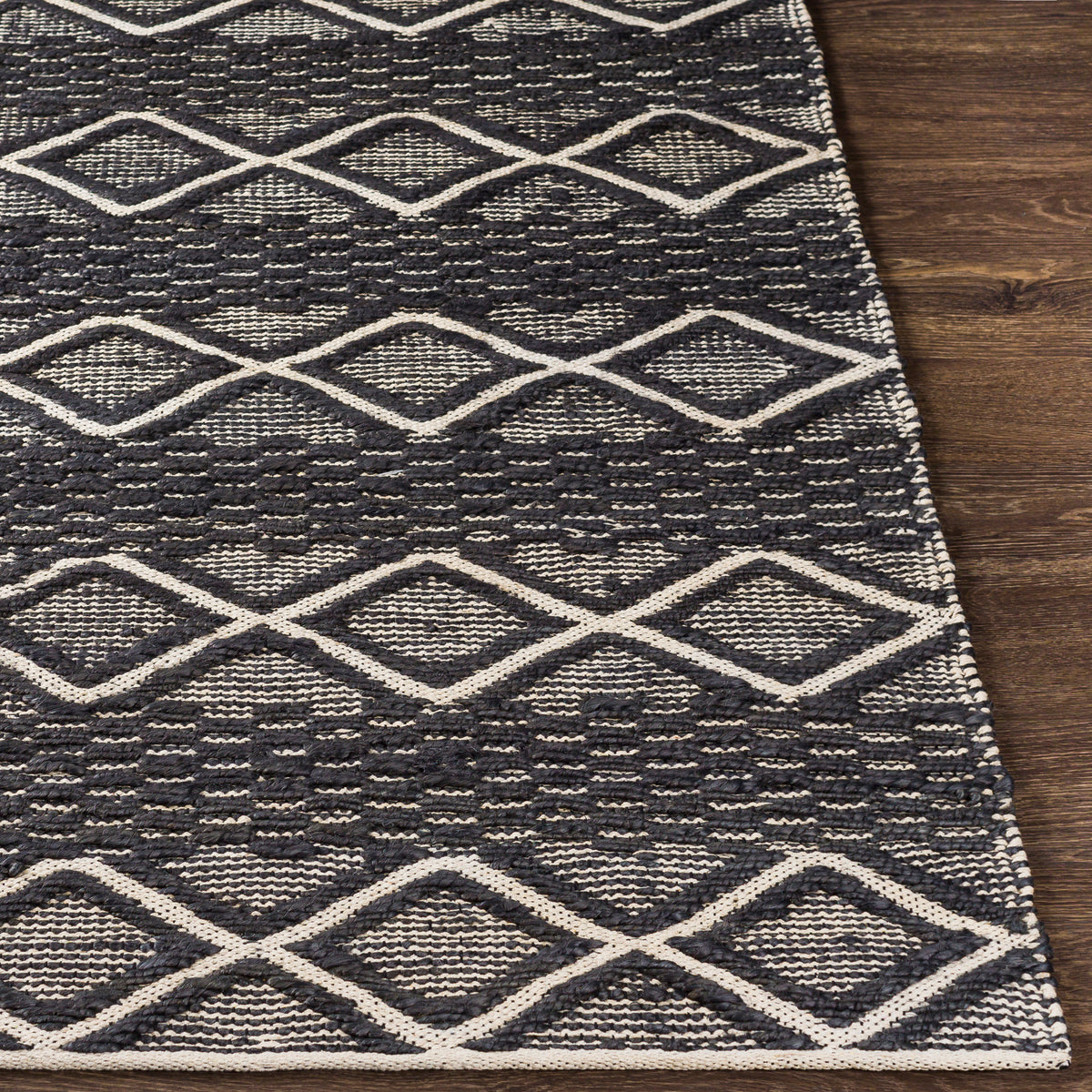 surya santa barbara sbb 2308 charcoal rug