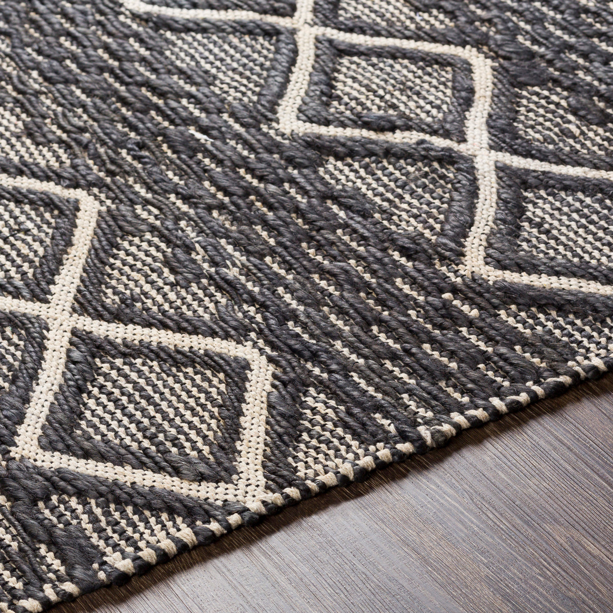 surya santa barbara sbb 2308 charcoal rug