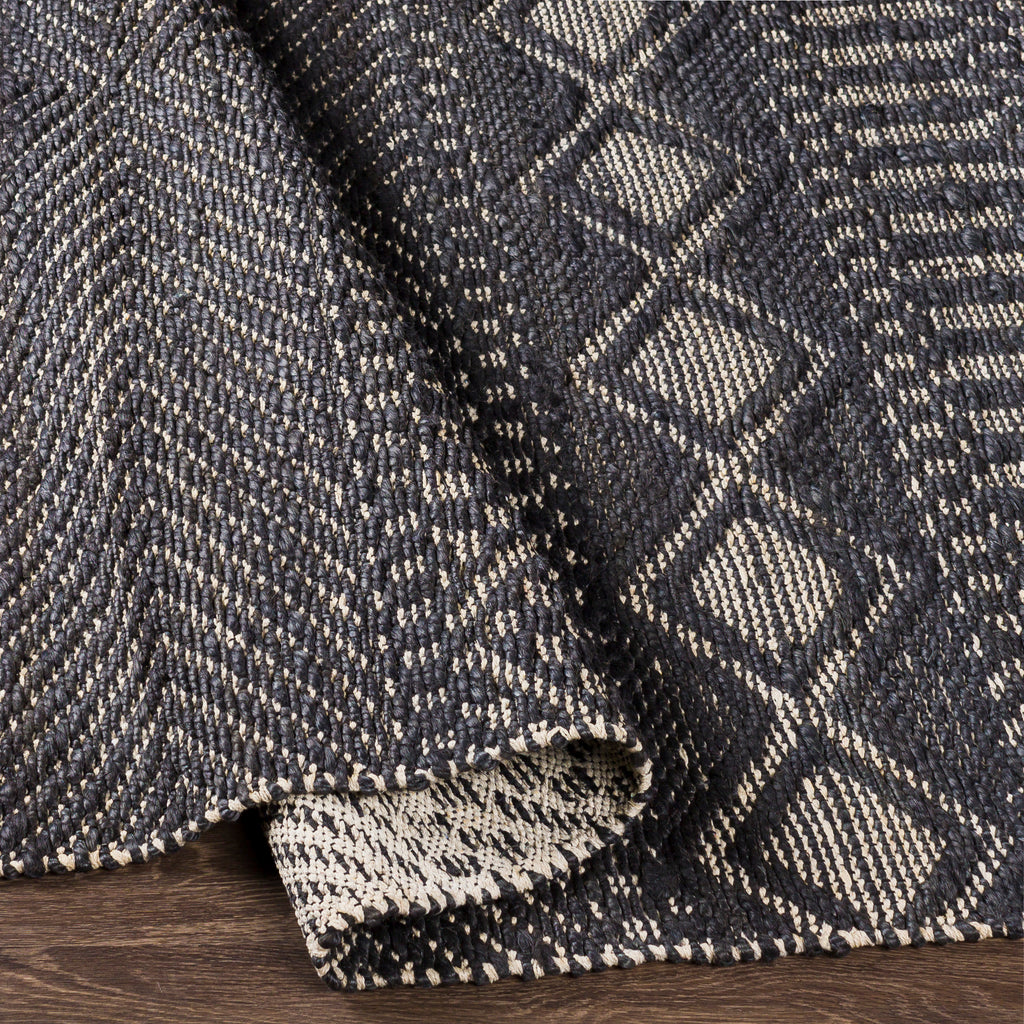 surya santa barbara sbb 2309 charcoal rug