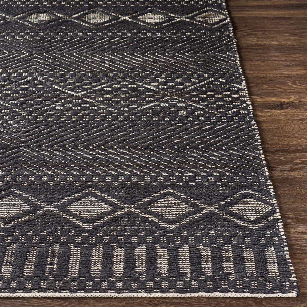 surya santa barbara sbb 2309 charcoal rug