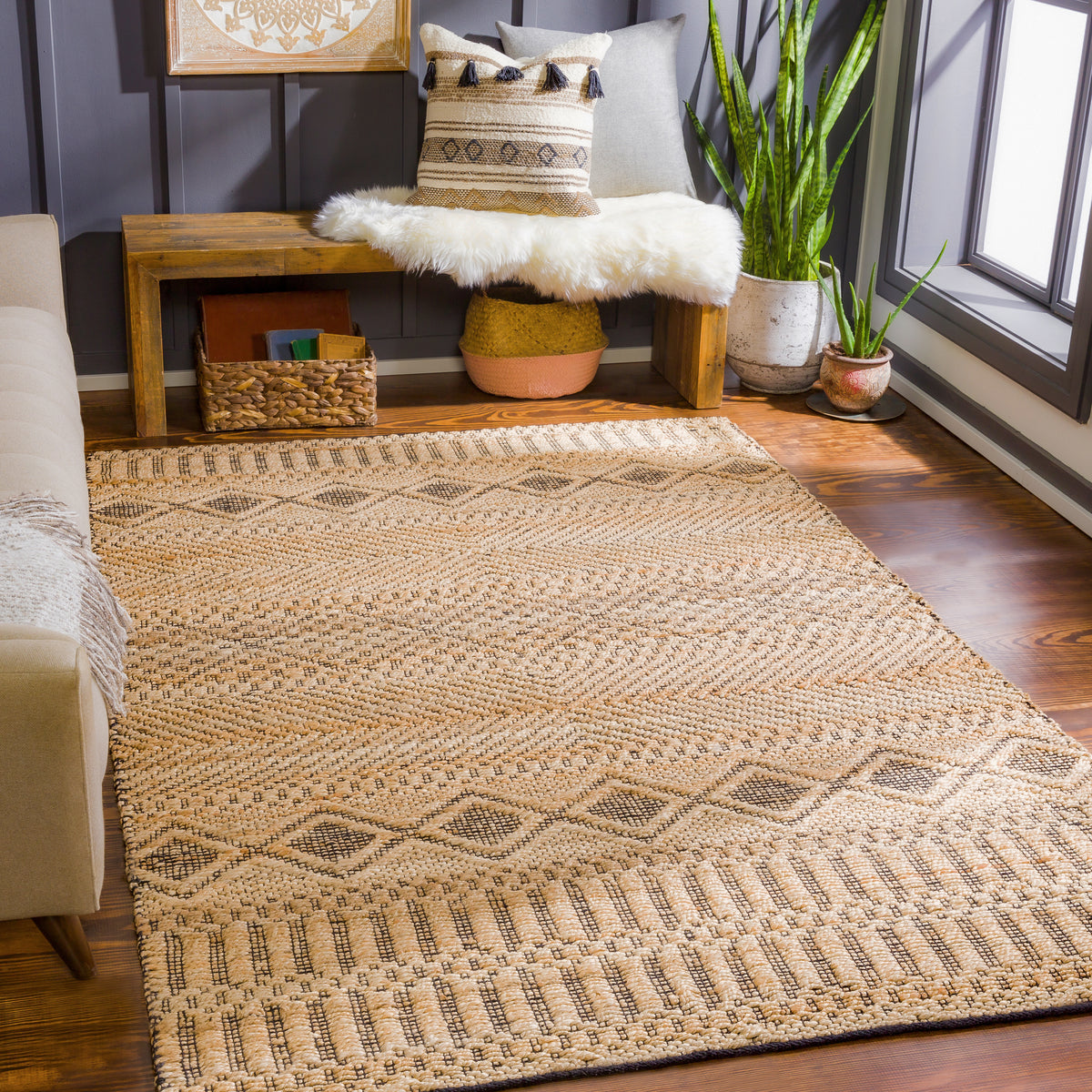 surya santa barbara sbb 2311 tan rug