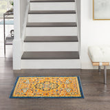 nourison allur alr04 orange multicolor rug