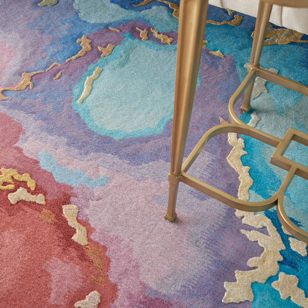nourison prismatic prs18 multicolor rug