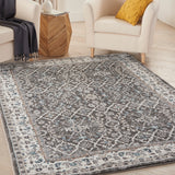 nourison american manor amr01 grey ivory rug