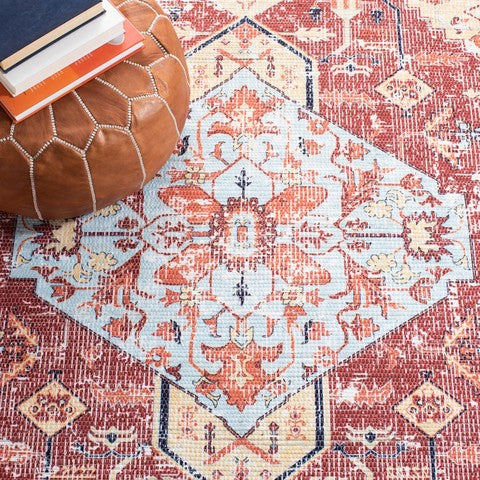 safavieh clearance saffron sfn350p rust rug
