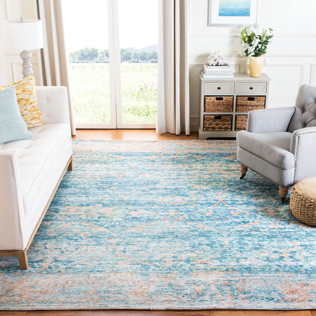 safavieh clearance saffron sfn563a turquoise rug