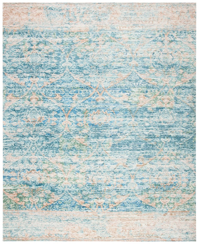 safavieh clearance saffron sfn563a turquoise rug