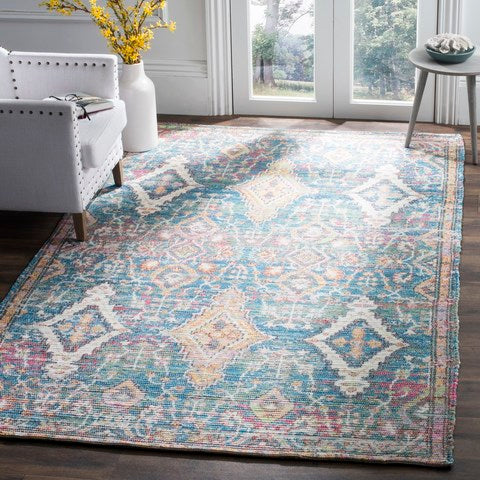 safavieh clearance saffron sfn564a turquoise rug