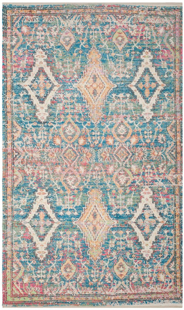 safavieh clearance saffron sfn564a turquoise rug