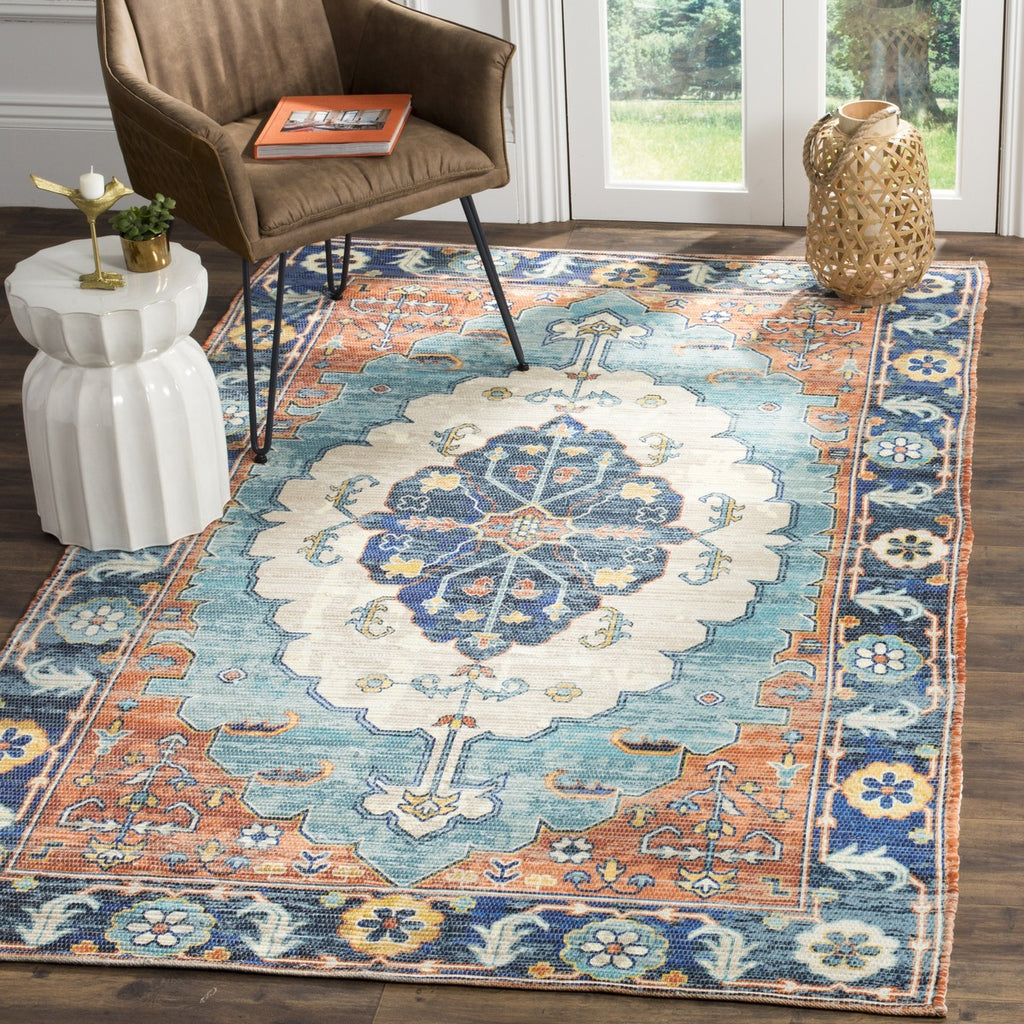 safavieh clearance saffron sfn585a blue rug