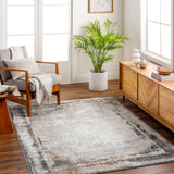 surya san francisco sfo 2321 light grey rug