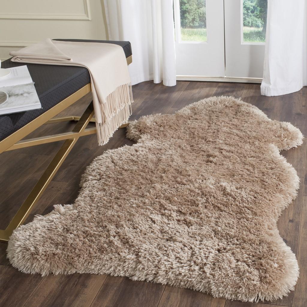 safavieh clearance arctic shag sg270b taupe rug