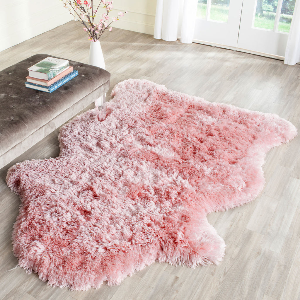 safavieh clearance arctic shag sg270p pink rug