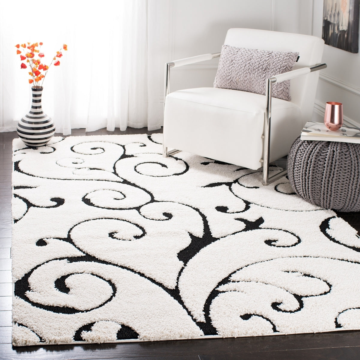 safavieh clearance shag sg455 1290 ivory rug