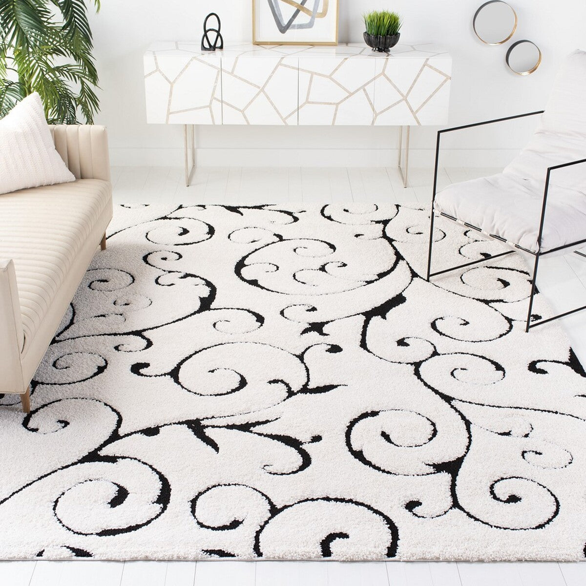 safavieh clearance shag sg455 1290 ivory rug