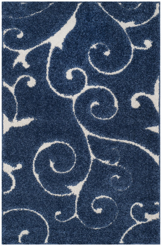 safavieh clearance shag sg455 6511 dark blue rug
