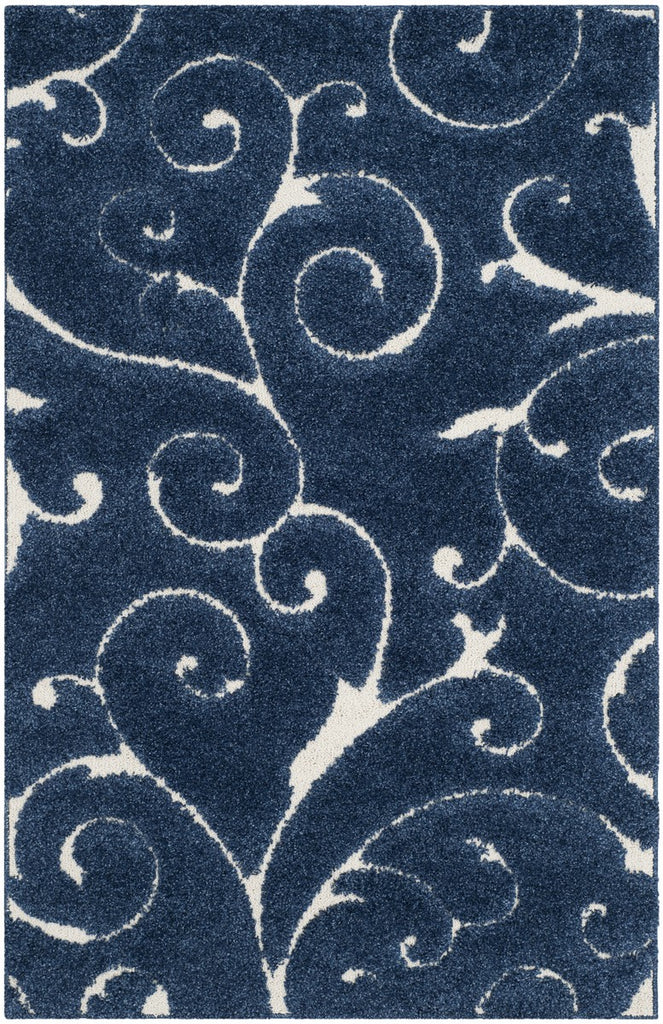 safavieh clearance shag sg455 6511 dark blue rug