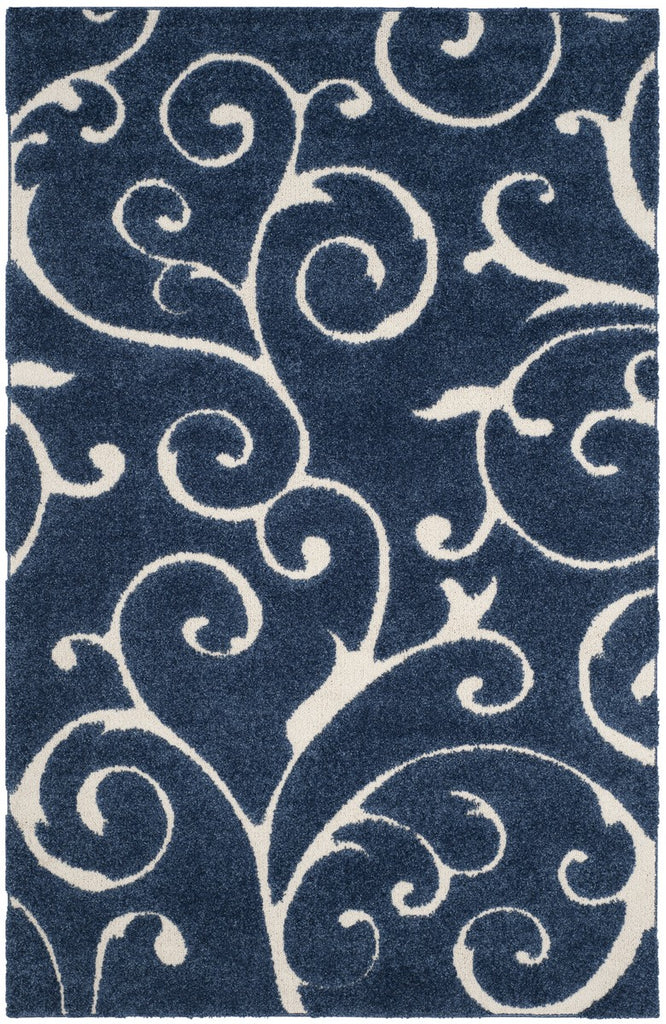 safavieh clearance shag sg455 6511 dark blue rug