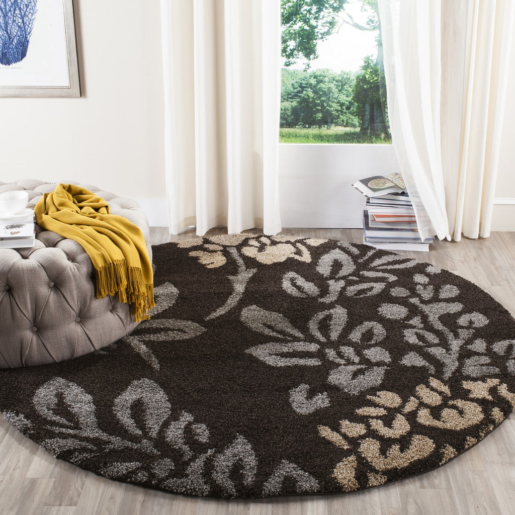 safavieh clearance shag sg456 2880 dark brown rug
