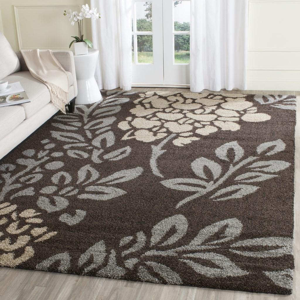 safavieh clearance shag sg456 2880 dark brown rug