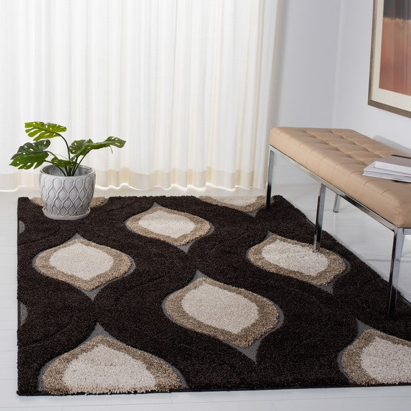 safavieh clearance shag sg461 2812 dark brown rug