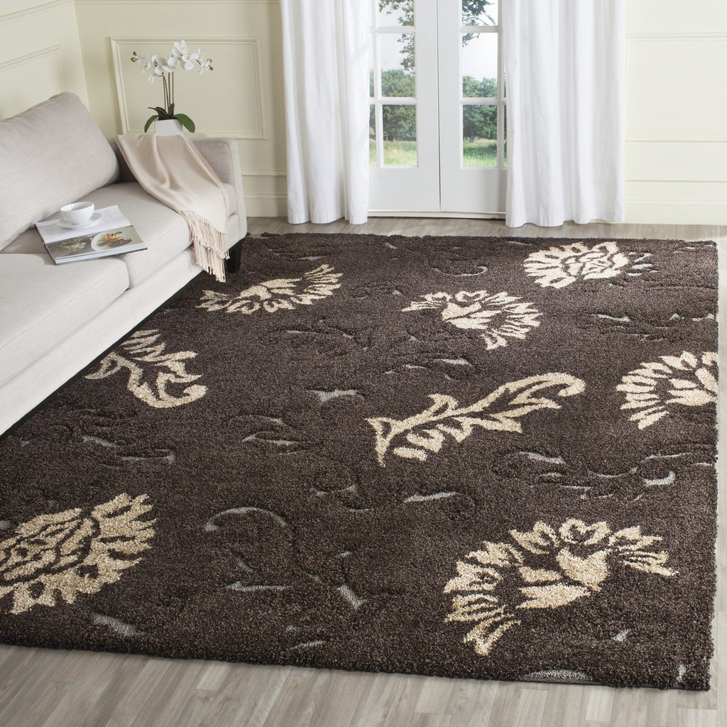 safavieh clearance shag sg463 2879 dark brown rug