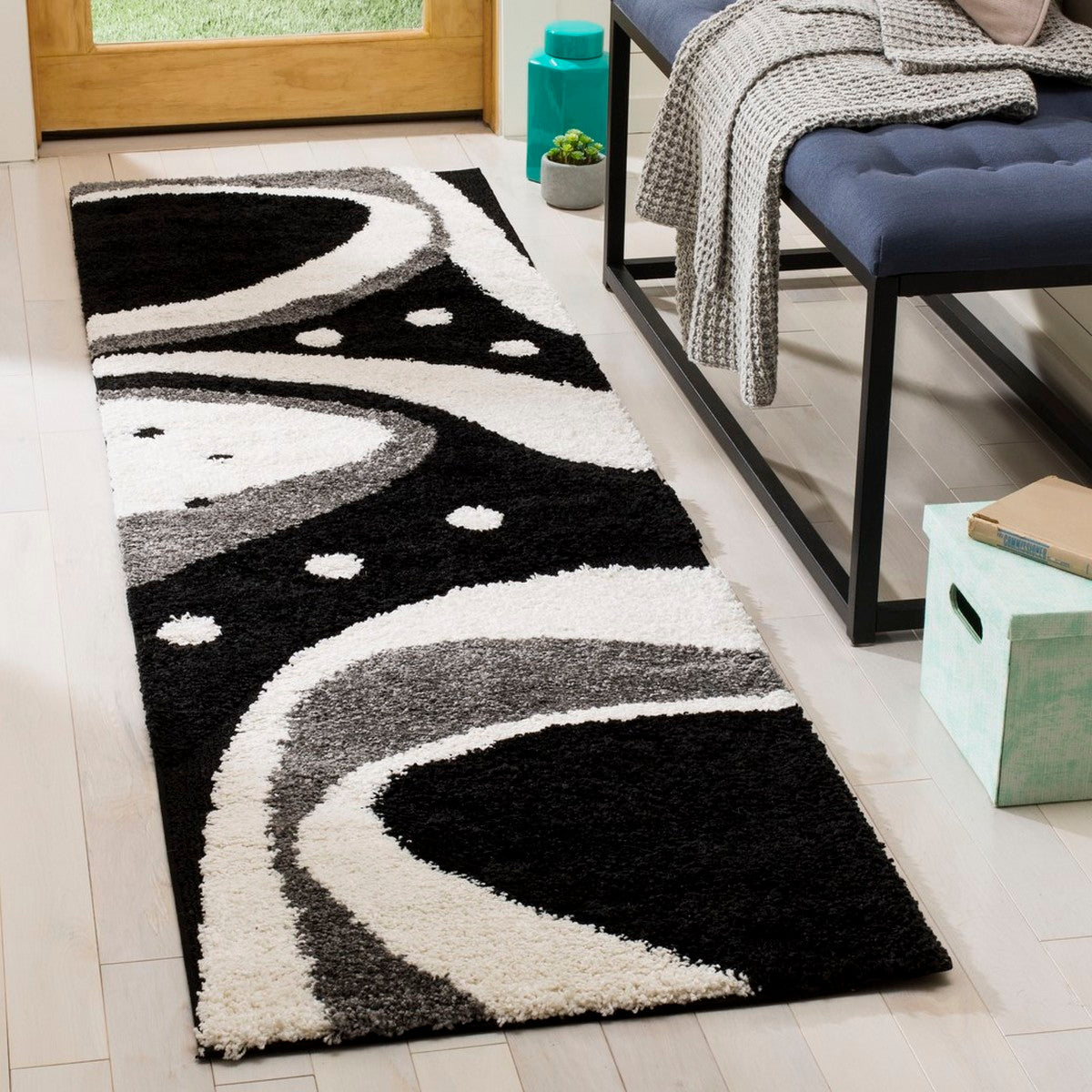 safavieh clearance shag sg473 9012 black rug