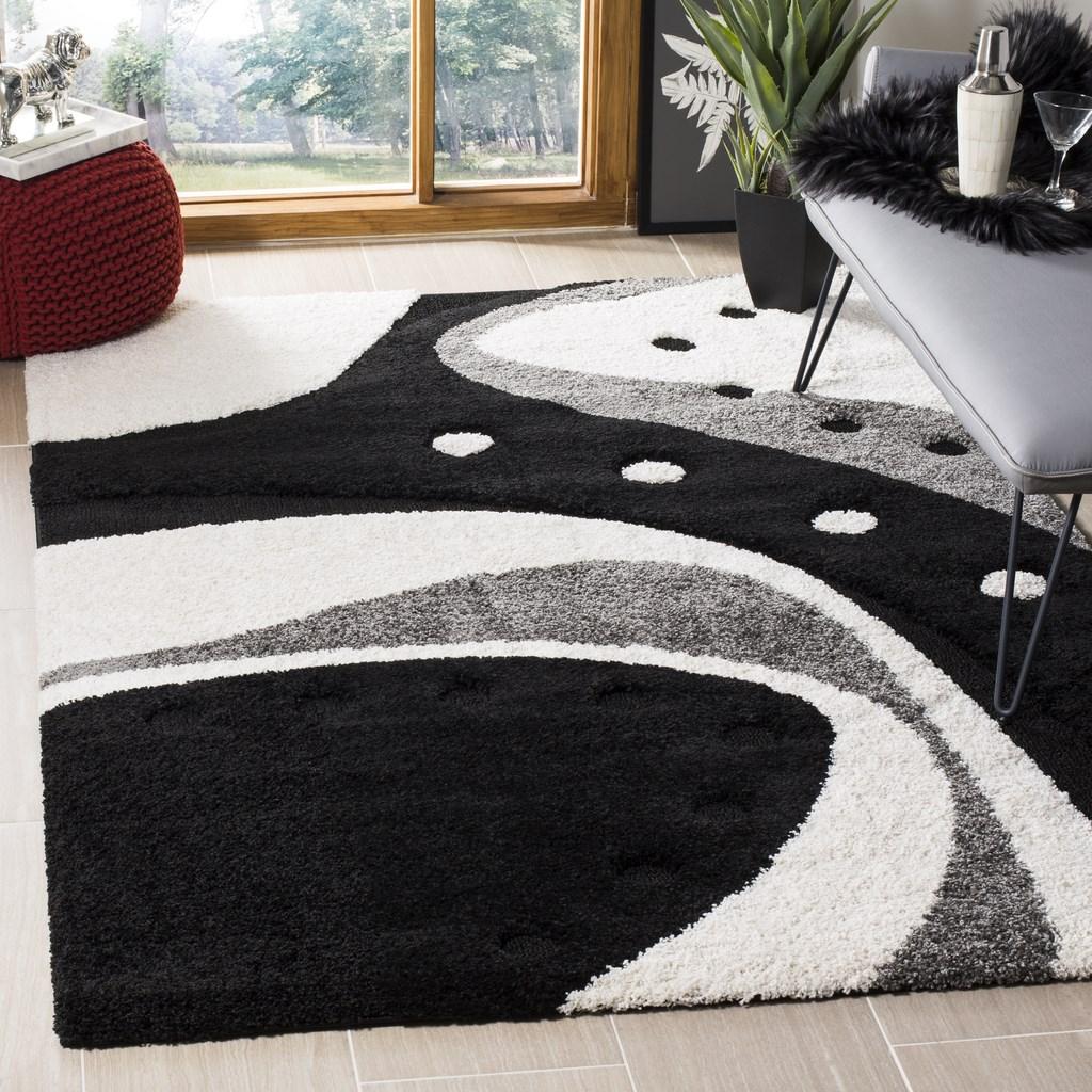 safavieh clearance shag sg473 9012 black rug