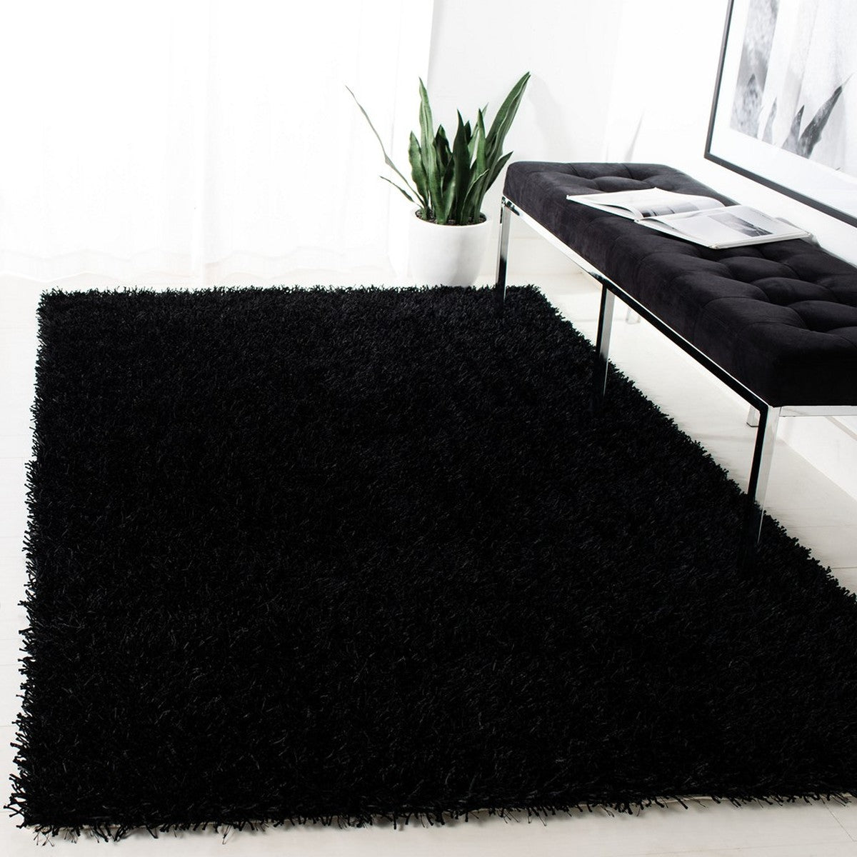safavieh clearance shag sg531 9090 black rug