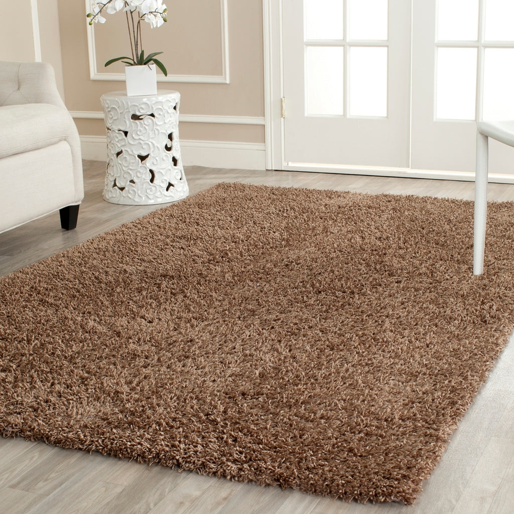 safavieh clearance shag sg851l light brown rug