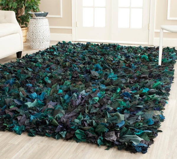 safavieh clearance rio shag sg951a green rug
