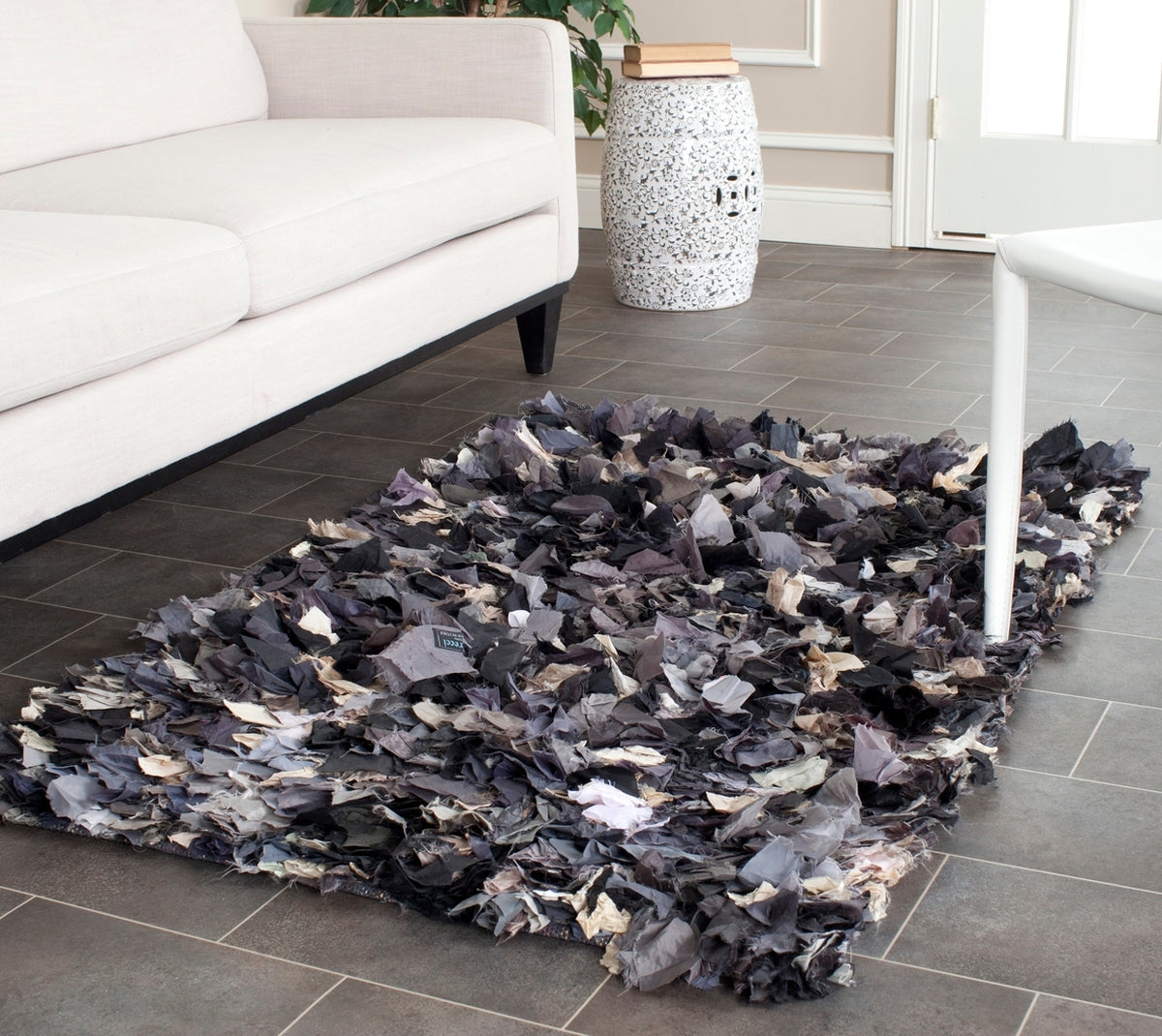 safavieh clearance rio shag sg951d dark grey rug