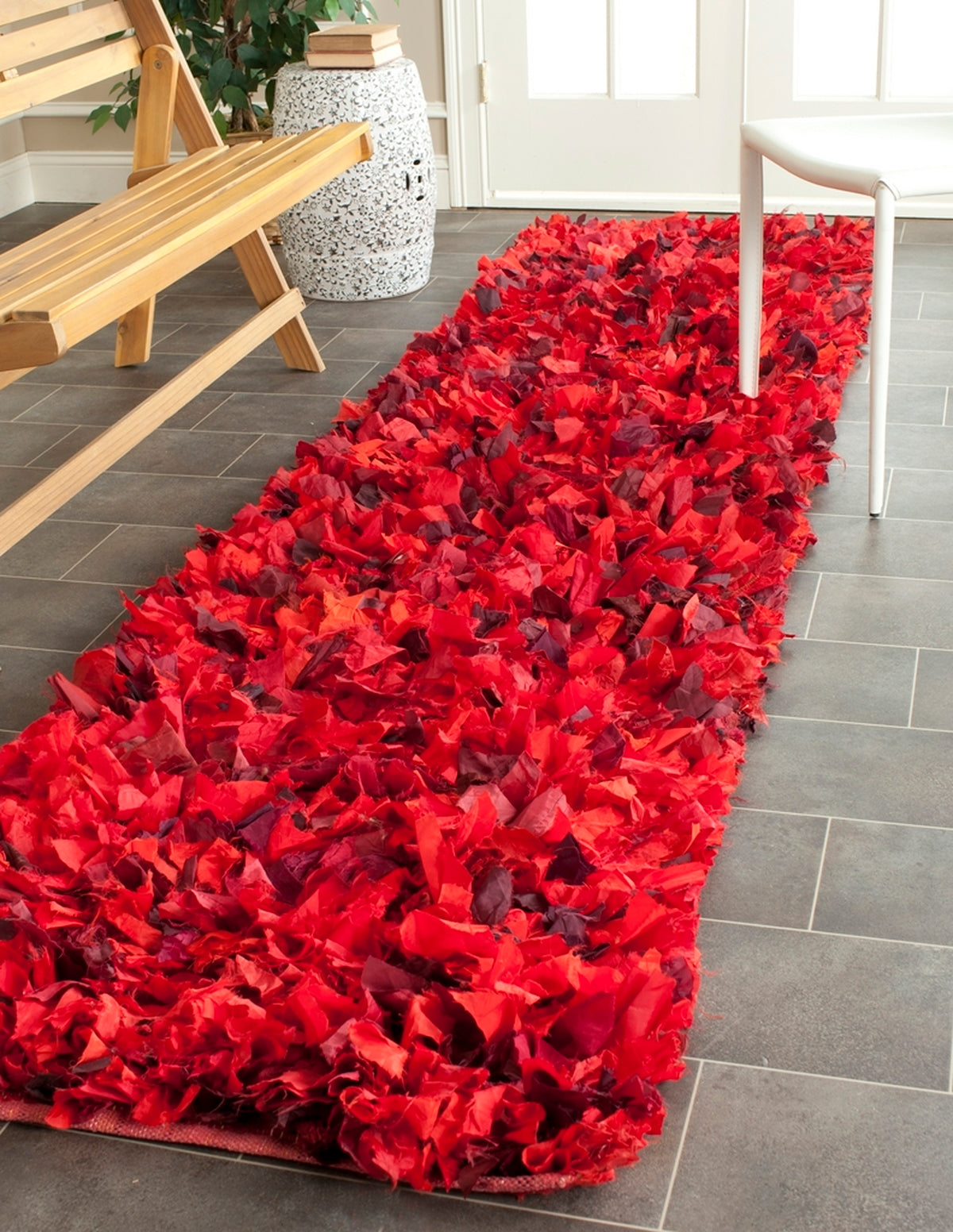 safavieh clearance rio shag sg951e red rug
