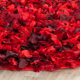safavieh clearance rio shag sg951e red rug