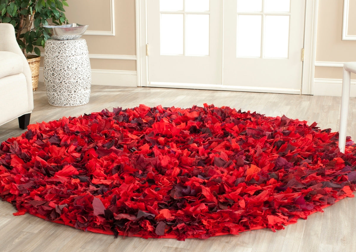 safavieh clearance rio shag sg951e red rug