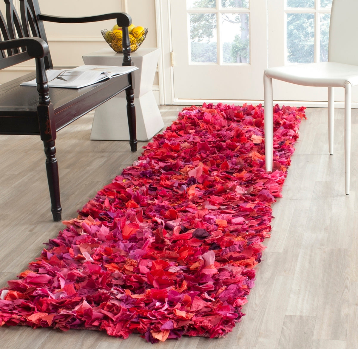 safavieh clearance rio shag sg951f fuchsia rug