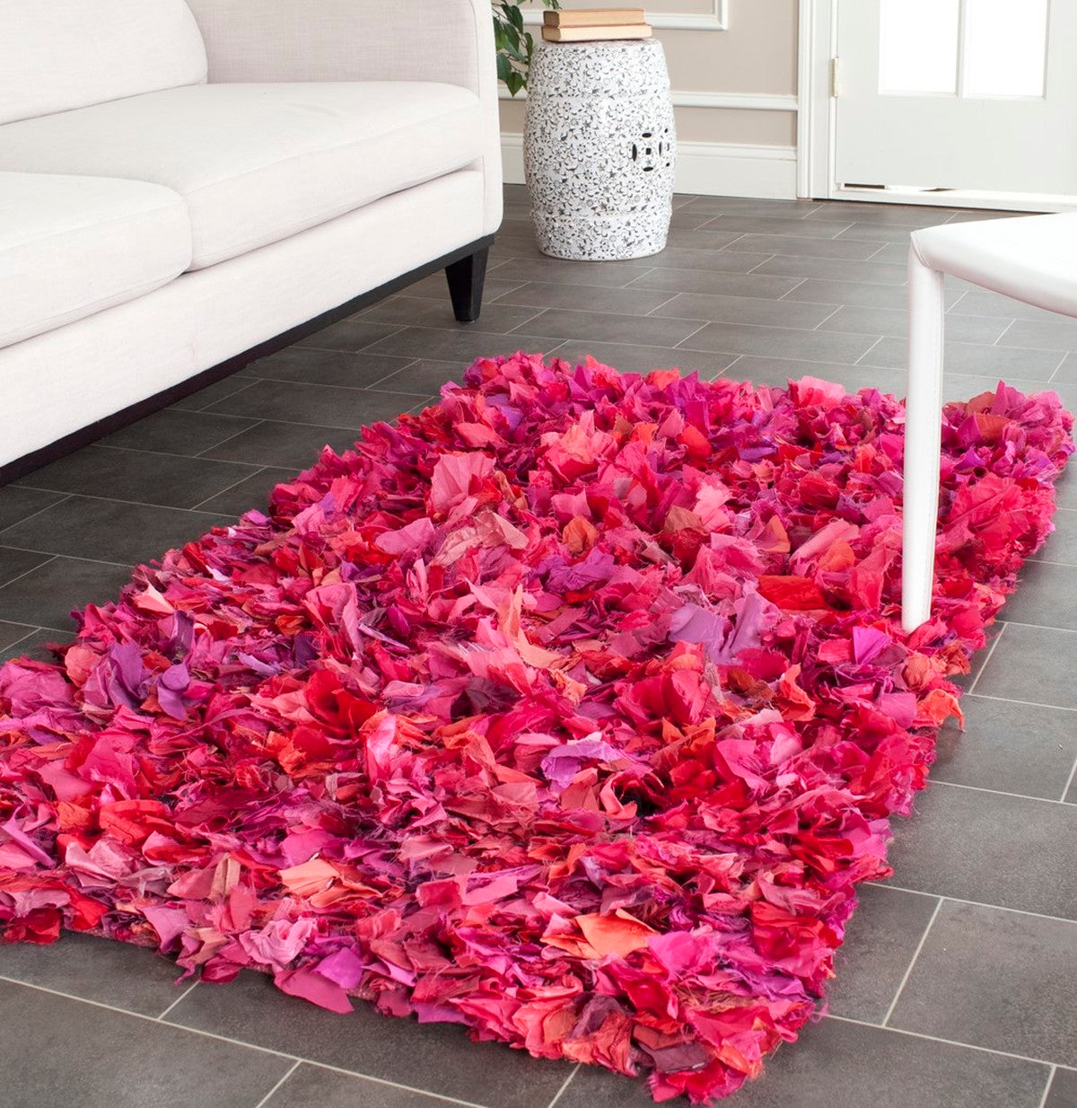 safavieh clearance rio shag sg951f fuchsia rug