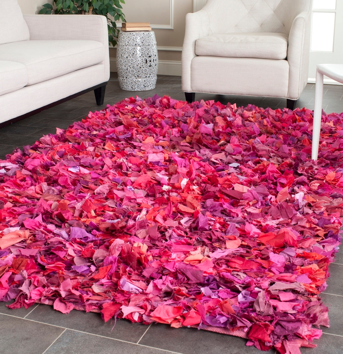 safavieh clearance rio shag sg951f fuchsia rug