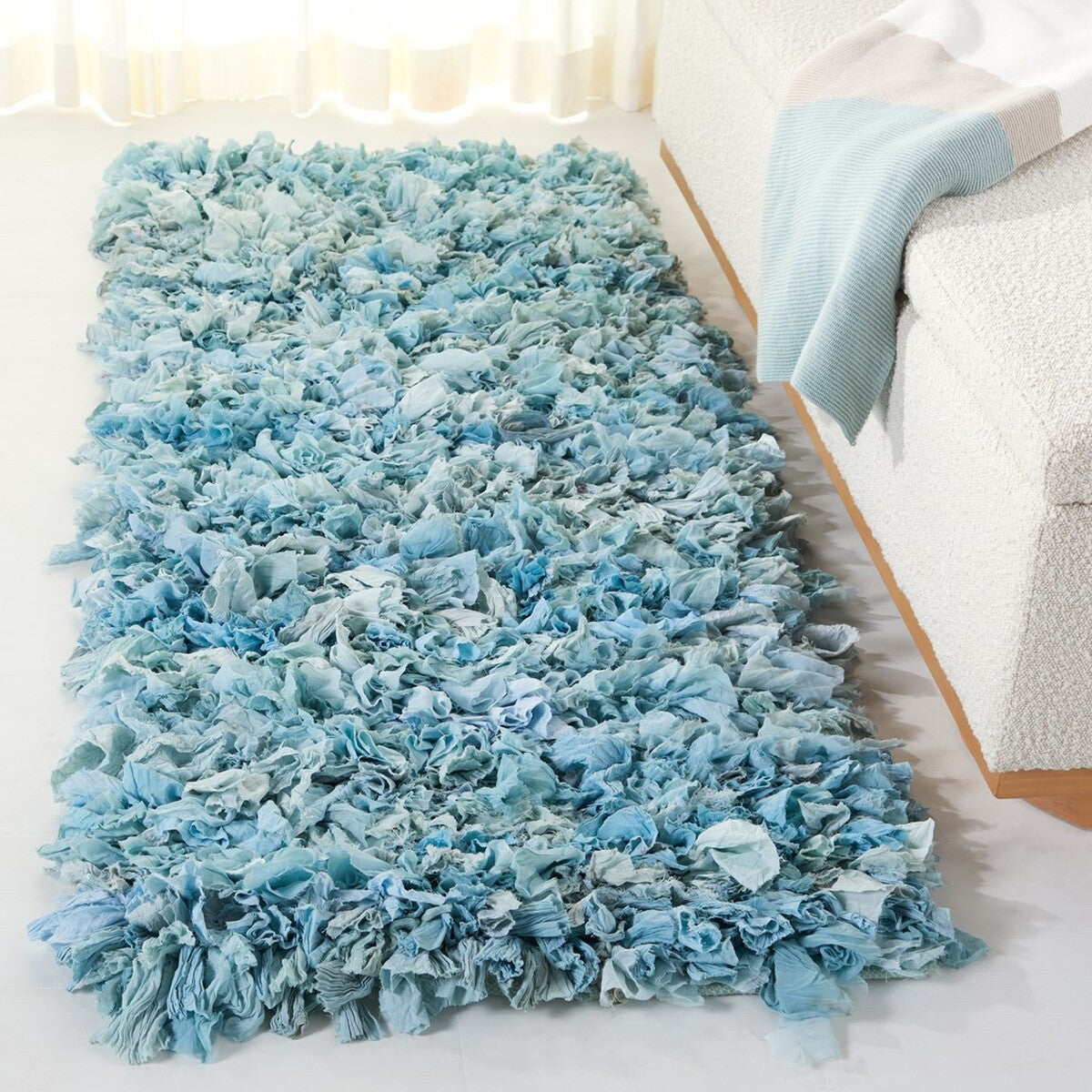 safavieh clearance rio shag sg951k sky rug