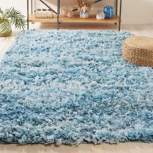 safavieh clearance rio shag sg951k sky rug
