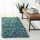 safavieh clearance rio shag sg951m blue rug