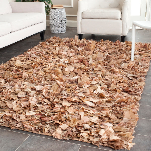 safavieh clearance rio shag sg951n natural rug