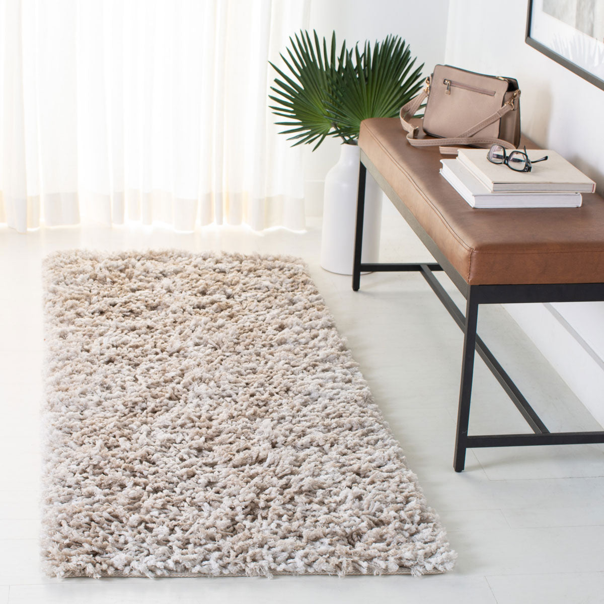 safavieh clearance rio shag sg960b beige rug
