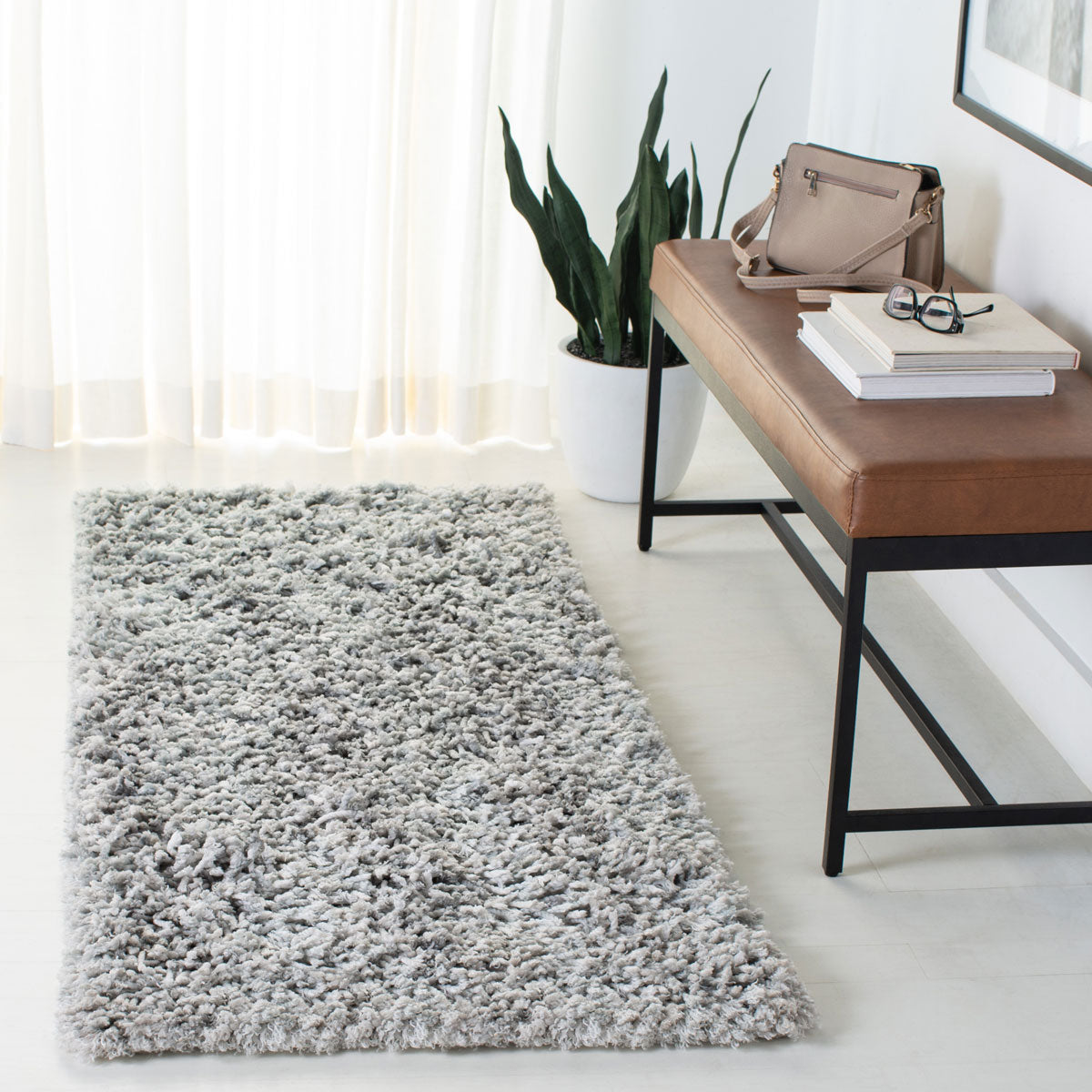 safavieh clearance rio shag sg960f grey rug